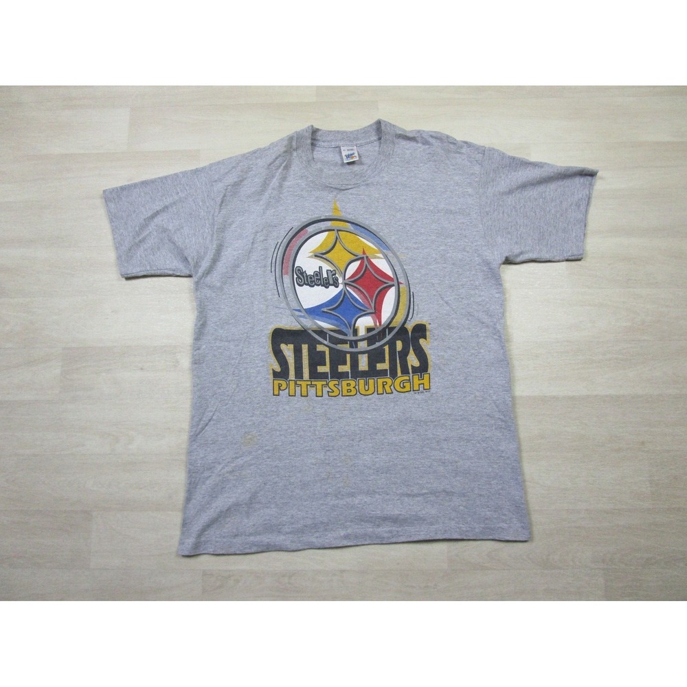 Vintage Pittsburgh Steelers Football T Shirt (XL) Graphic 1990's True Fan Sports